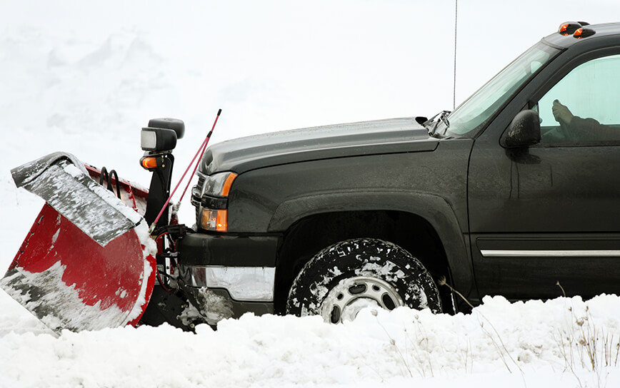 Snow plowing services in Wisconsin