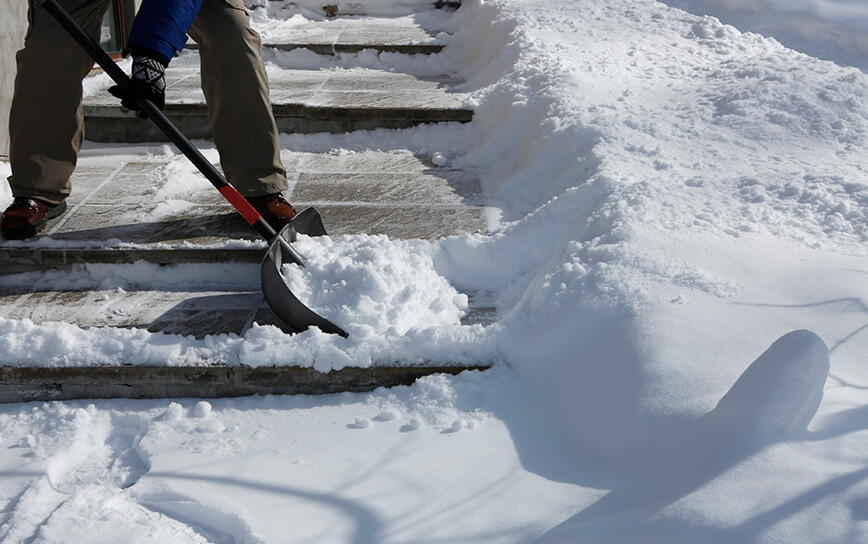 Affordable snow removal services for residential and commercial properties